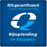 Logo van RIS, rijopleiding in stappen